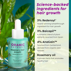 Oranic Extract Rosemary Advanced Hair Growth Serum with 3% Redensyl