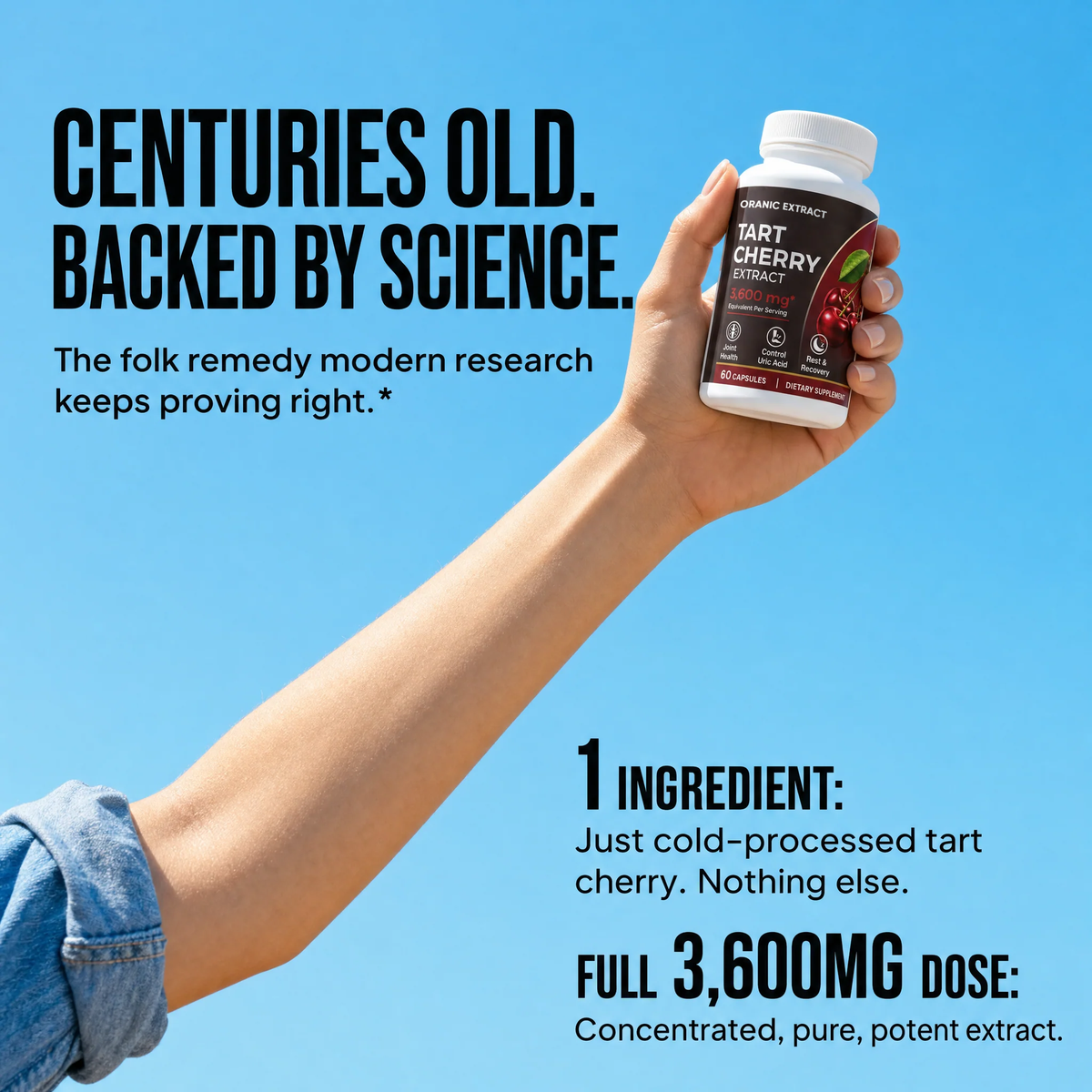 Oranic Extract Cold-Pressed Tart Cherry Extract