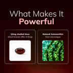 Oranic Extract Astaxanthin - Nature’s Most Powerful Antioxidant for Whole Body Support & Cellular Protection